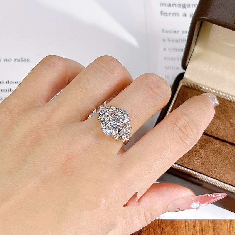The Sovereign Solitaire Ring — On Hand Wear View